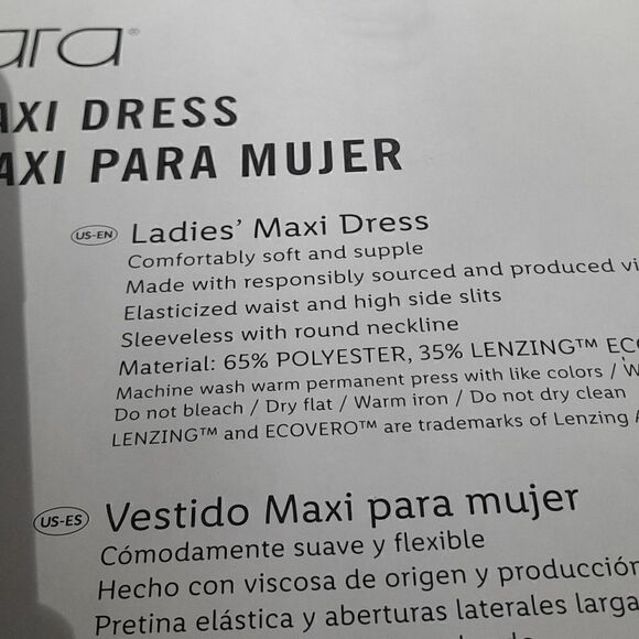 Esmara by Heidi Klum Maxi Dress...Size XL...16/18. It has an elasticized waist. - Picture 7 of 11